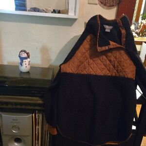 Natural Reflections Black and Brown Pullover